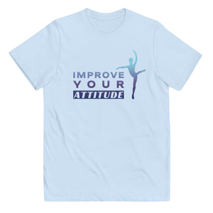 Kids / T-Shirts Light Blue / XS Improve Your Attitude (Male Dancer) - Kids Jersey Tee