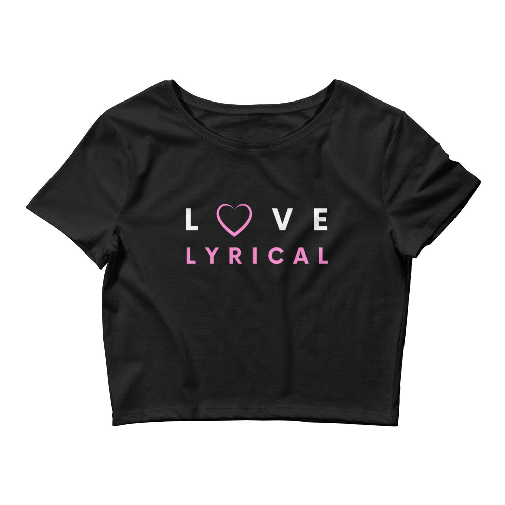 Women / Crop Tops Black / XS/SM Love Lyrical - Crop Top