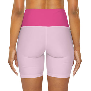 Ballet Girl - Adult High Waisted Yoga Shorts for Dance