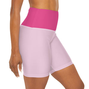 Ballet Girl - Adult High Waisted Yoga Shorts for Dance