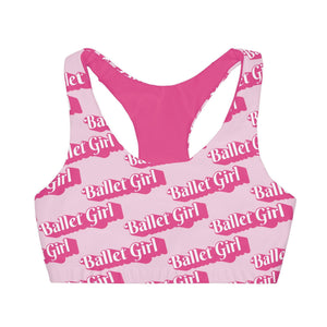 Ballet Girl - Kids Double-Lined Seamless Sports Bra