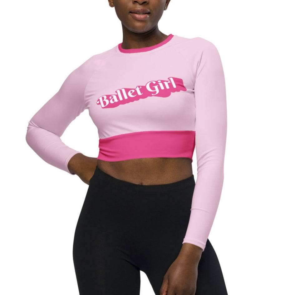 Ballet Girl - Recycled Long-Sleeve Crop Top