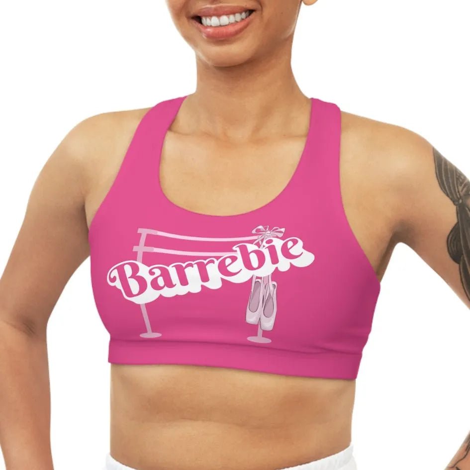 Barrebie - Women's Seamless Racerback Sports Bra