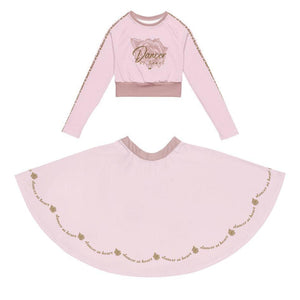 Dancer at Heart - Recycled Long-Sleeved Crop Top