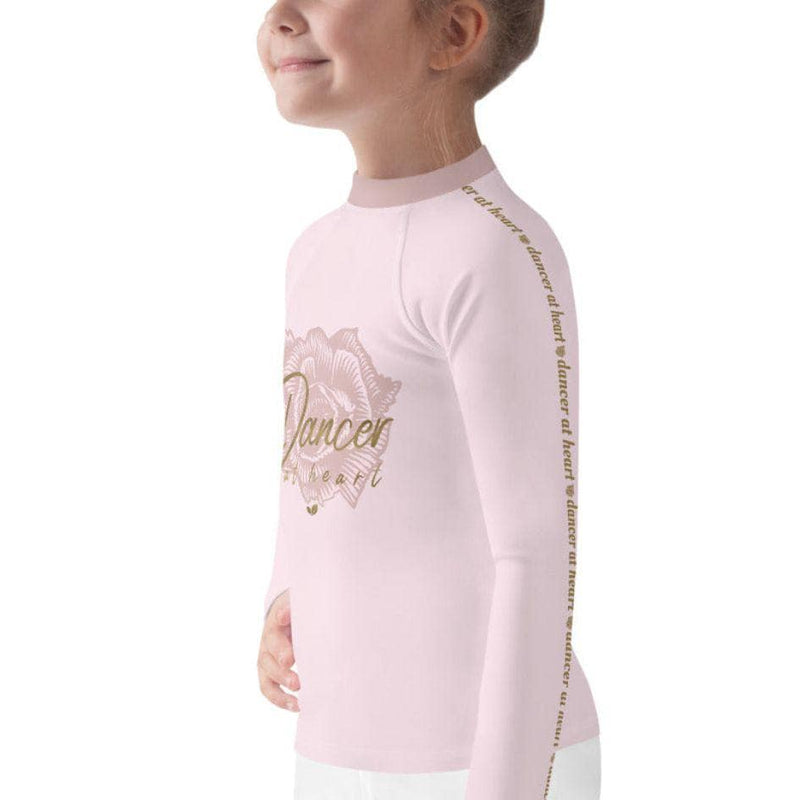 Dancer at Heart - Kids Long-Sleeved Athletic Tee - t-shirt