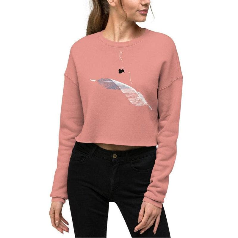 Light as a Feather - Cropped Fleece Sweatshirt