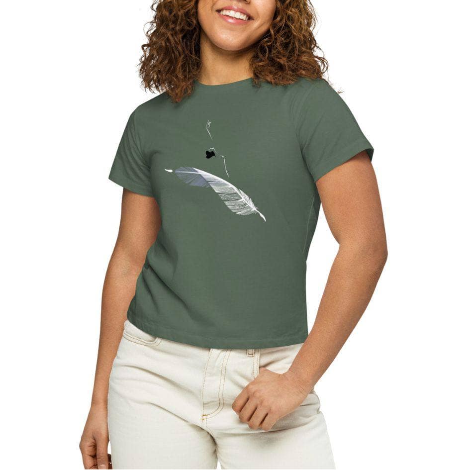 Light as a Feather - Adult High-Waisted T-Shirt