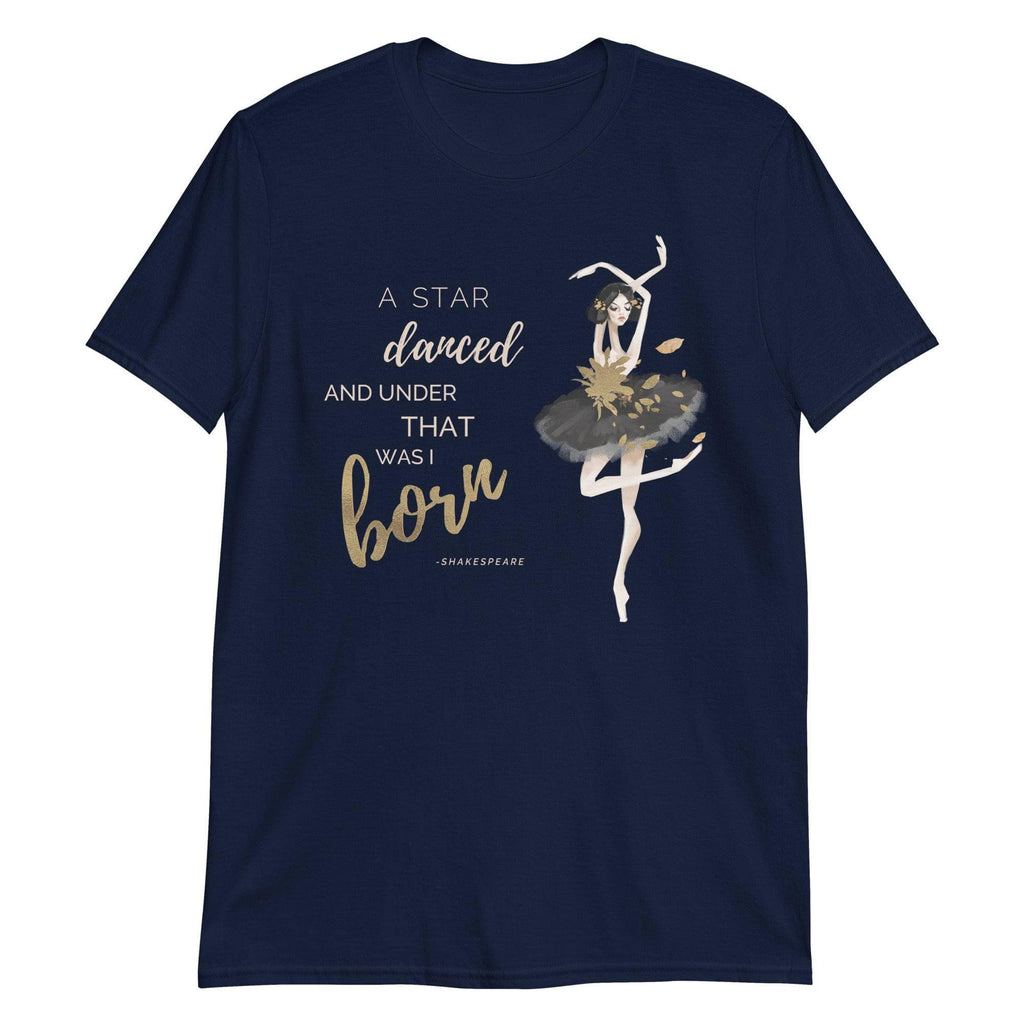 Women / T-Shirts Navy / S A Star Danced - Adult Cotton T-Shirt