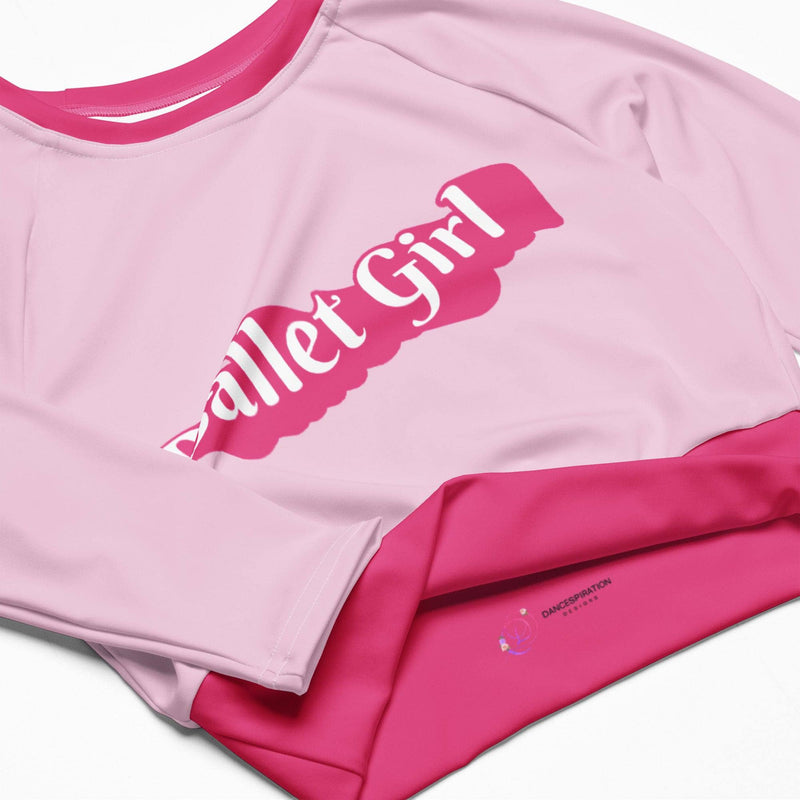 Ballet Girl - Recycled Long-Sleeve Crop Top