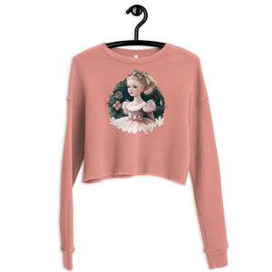 Women / Sweatshirts Mauve / M Clara (The Nutcracker) - Cropped Fleece Sweatshirt