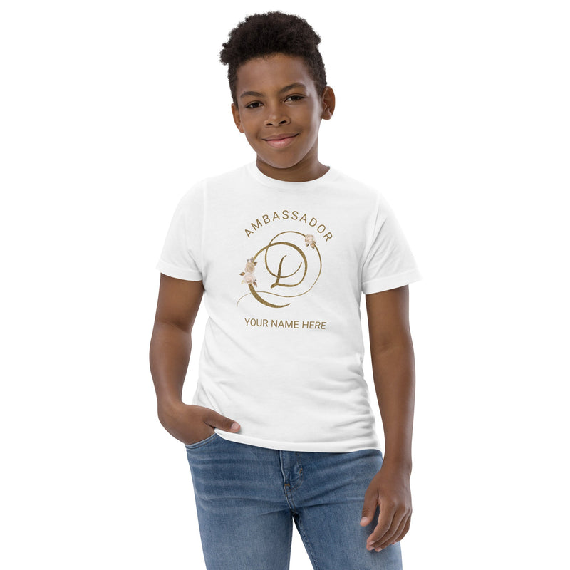 Member White / XS Customized Ambassador/Influencer Kids Jersey Tee