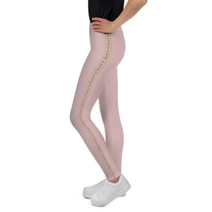 Dancer at Heart (Dark Rose) - Youth Leggings