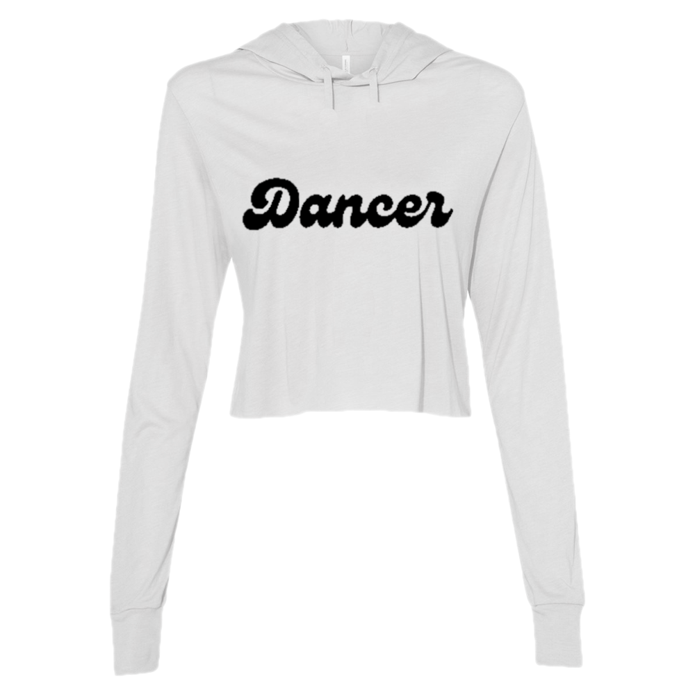 Women / Hoodies White / Small Dancer - Soft Triblend Cropped Hoodie