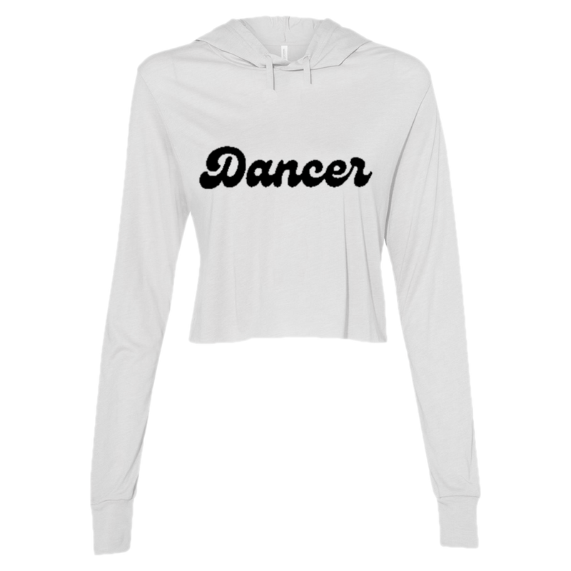 Women / Hoodies White / Small Dancer - Soft Triblend Cropped Hoodie
