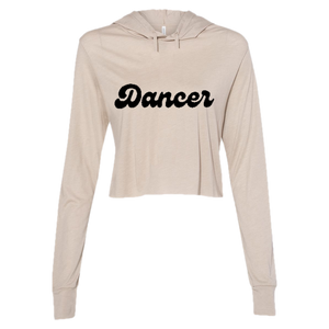 Women / Hoodies Fawn / Small Dancer - Soft Triblend Cropped Hoodie