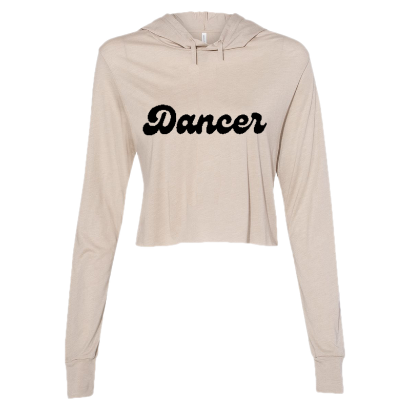 Women / Hoodies Fawn / Small Dancer - Soft Triblend Cropped Hoodie