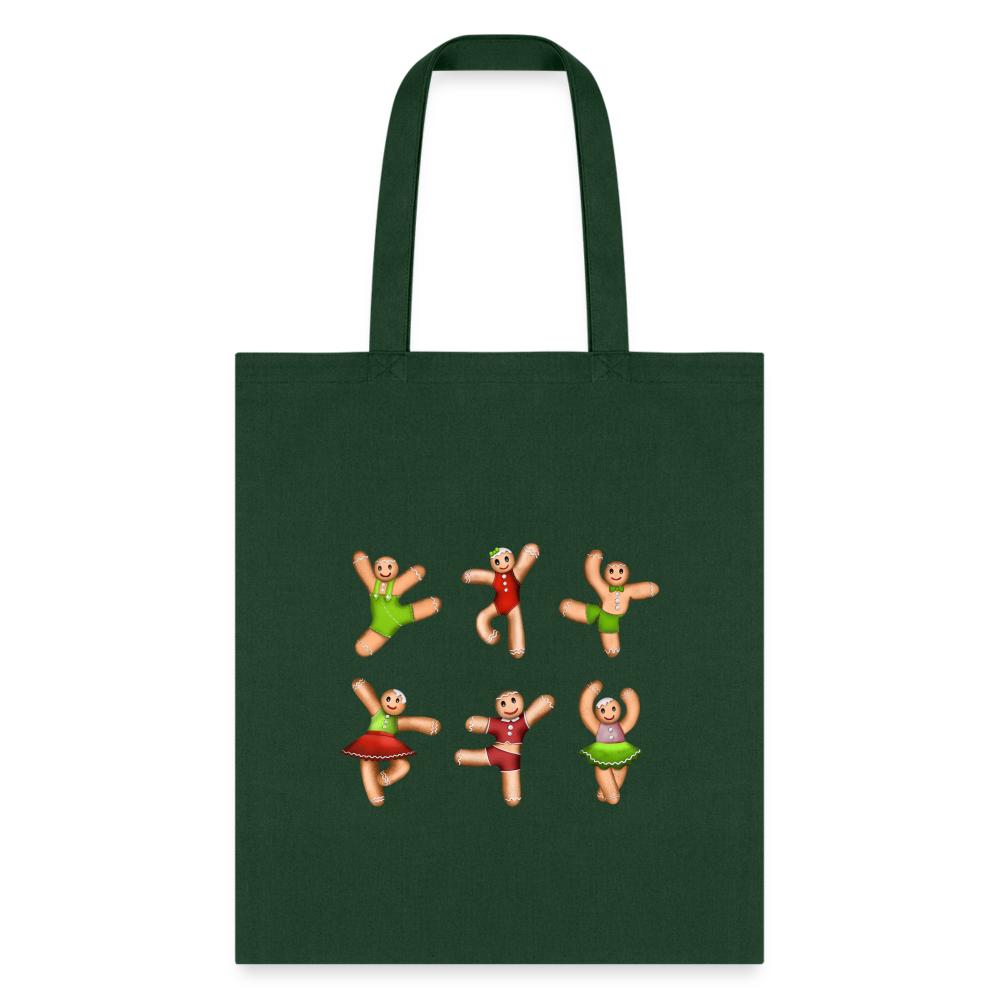 Gifts & Accessories / Totes Green Dancing Gingerbread (Red, Green) - Tote Bag Dancing Gingerbread - Tote Bag