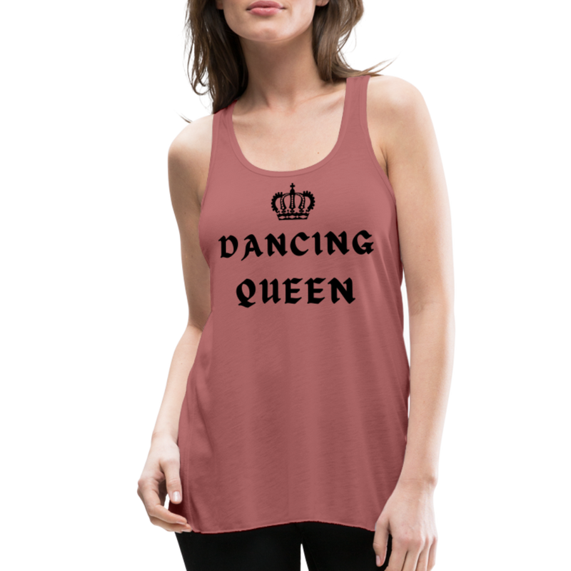 Women / T-Shirts Mauve / XS Dancing Queen - Adult Flowy Tank Top Dancing Queen - Adult Flowy Tank Top