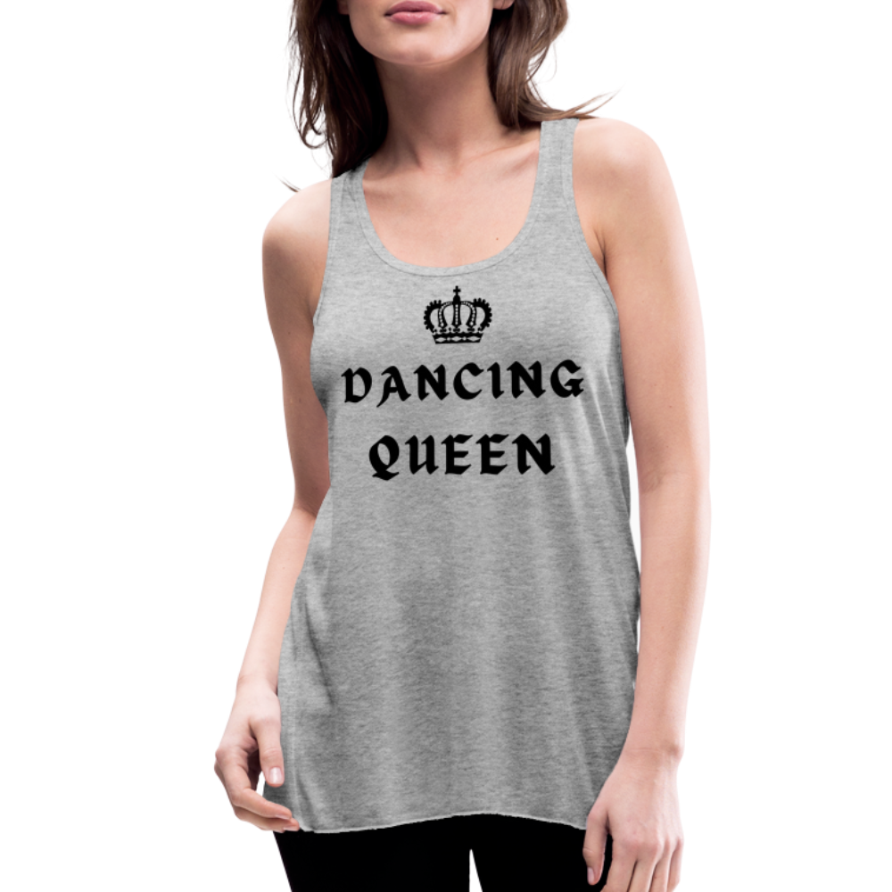 Women / T-Shirts Heather gray / XS Dancing Queen - Adult Flowy Tank Top Dancing Queen - Adult Flowy Tank Top