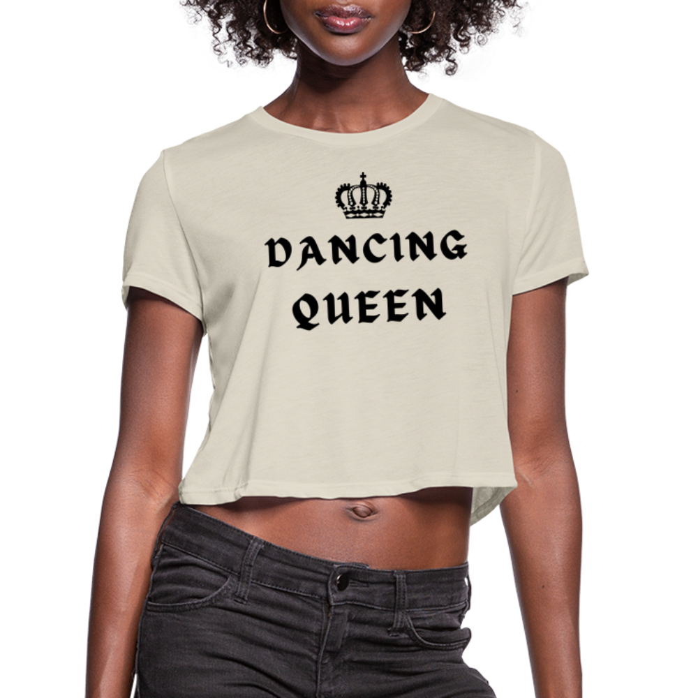 Women / Crop Tops Sand / S Dancing Queen - Flowy Crop Top Dancing Queen - Cropped Tee