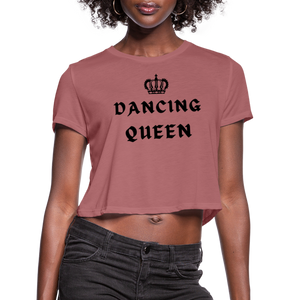 Women / Crop Tops Mauve / S Dancing Queen - Flowy Crop Top Dancing Queen - Cropped Tee
