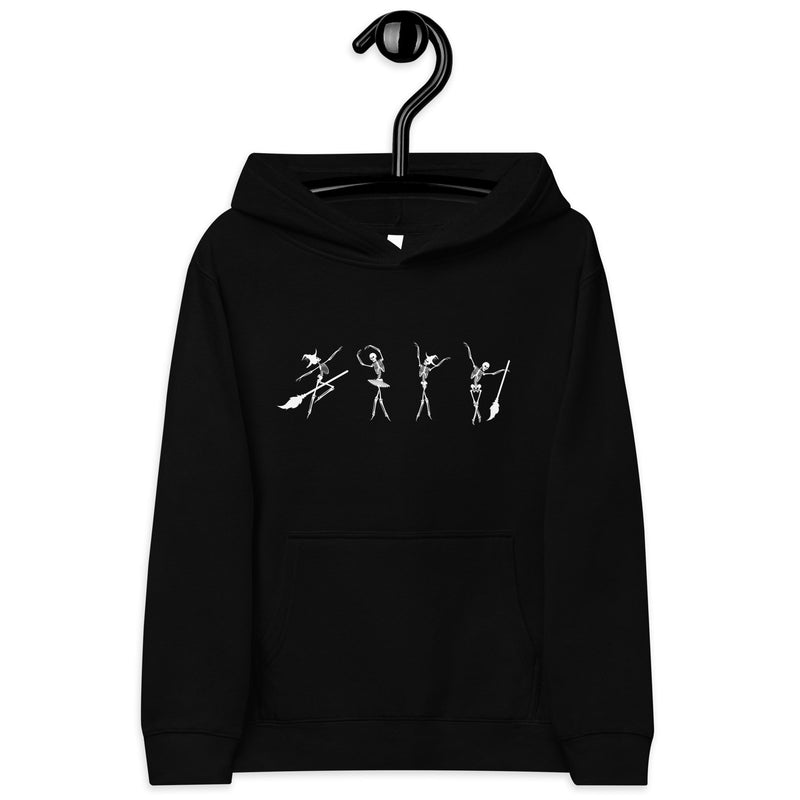 Kids / Hoodies S Dancing Skeletons - Kids Fleece Hoodie