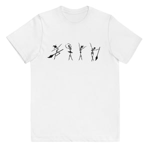Kids / T-Shirts White / XS Dancing Skeletons - Kids Jersey Tee