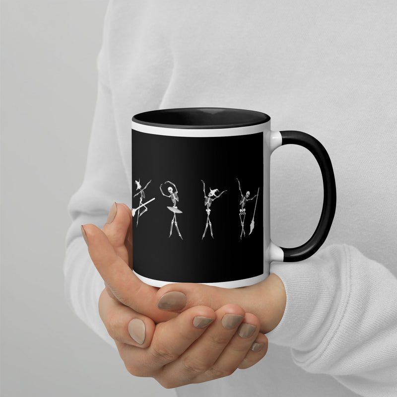 Gifts & Accessories / Mugs Dancing Skeletons - Mug with Black Interior