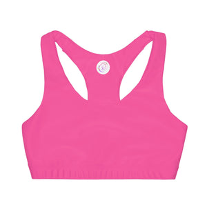 Activewear / Kids Tops 3/4 Years Dazzling Rose - Kids Double-Lined Seamless Sports Bra