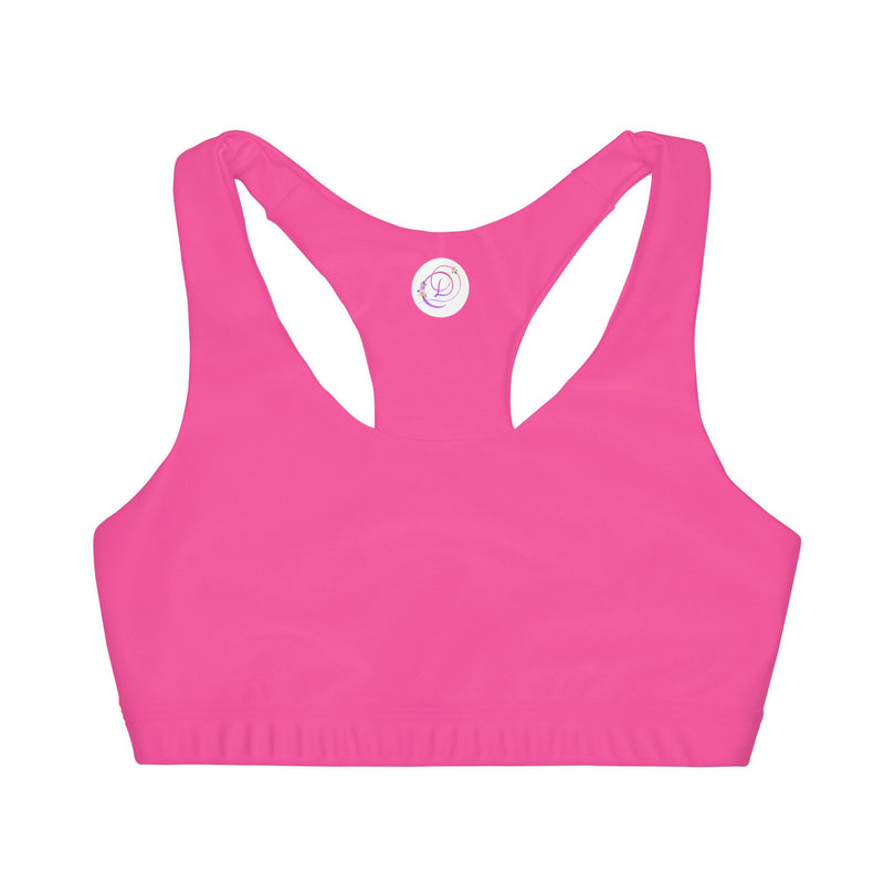 Activewear / Kids Tops 3/4 Years Dazzling Rose - Kids Double-Lined Seamless Sports Bra