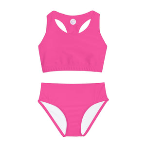 Activewear / Kids Sets 3/4 Years Dazzling Rose - Kids Two-Piece Active Set
