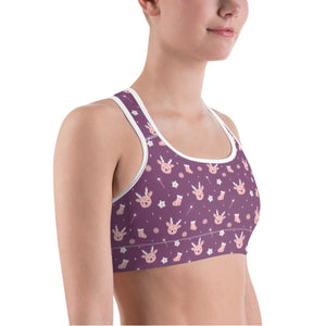 Activewear / Sport top Deer Santa - Crop Top