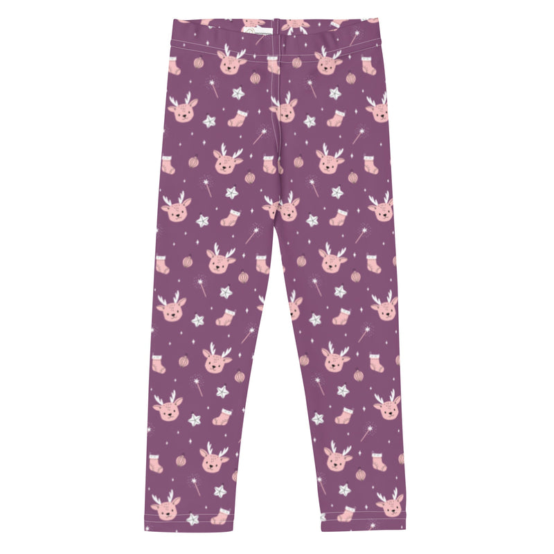 Activewear / K Leggings 2T Deer Santa - Kids Leggings