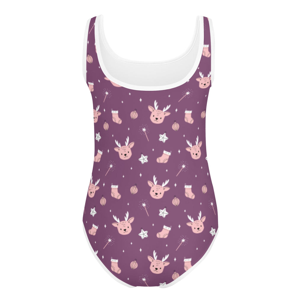 Activewear / Kids Leotard Deer Santa - Kids Leotard