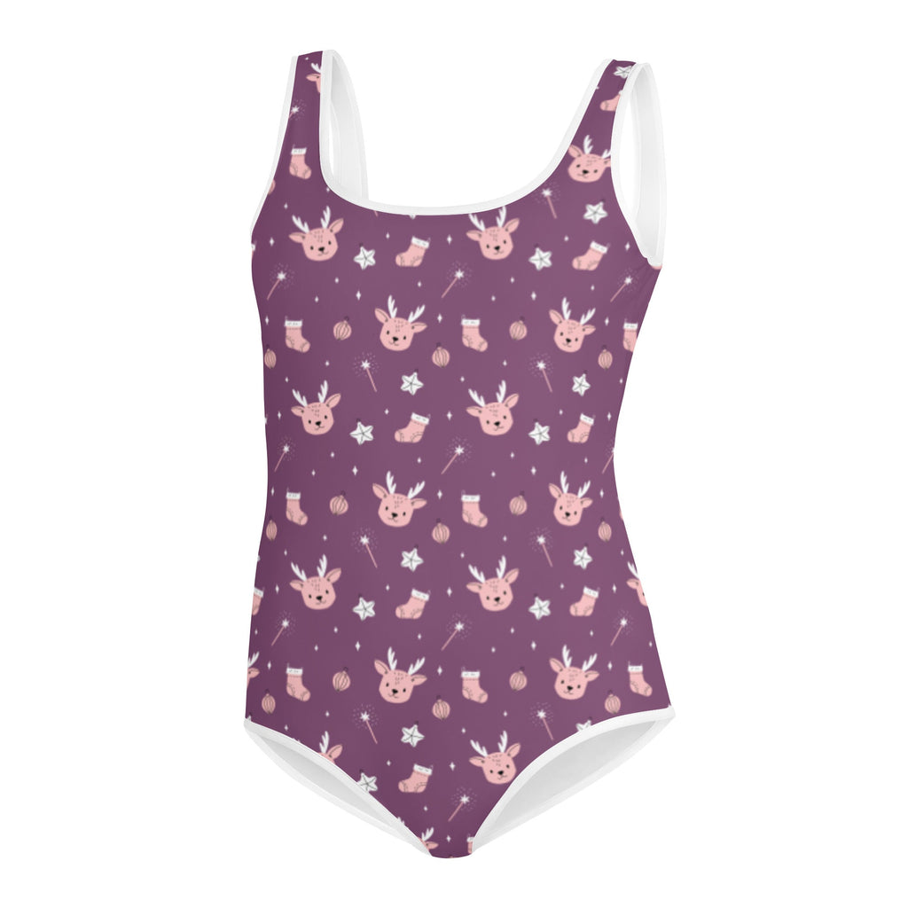 Activewear / Youth Leotard 8 Deer Santa - Youth-Adult Leotard