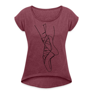 Women / T-Shirts En Pointe - Adult Roll-Cuff T-Shirt En Pointe - Adult Roll Cuff T-Shirt