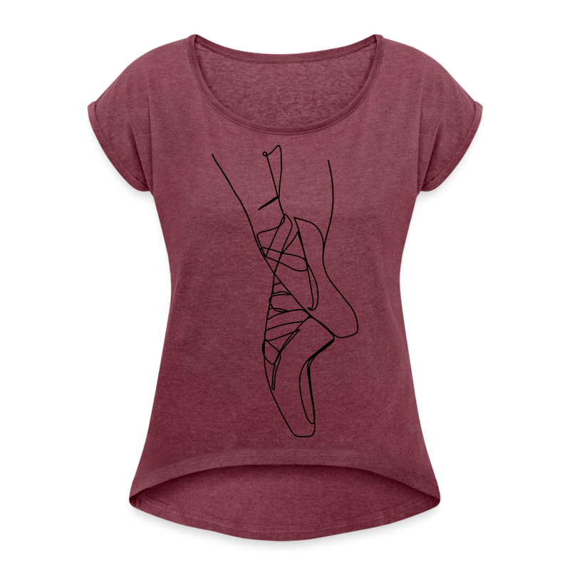 Women / T-Shirts En Pointe - Adult Roll-Cuff T-Shirt En Pointe - Adult Roll Cuff T-Shirt