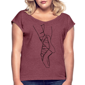 Women / T-Shirts En Pointe - Adult Roll-Cuff T-Shirt En Pointe - Adult Roll Cuff T-Shirt