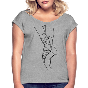 Women / T-Shirts En Pointe - Adult Roll-Cuff T-Shirt En Pointe - Adult Roll Cuff T-Shirt