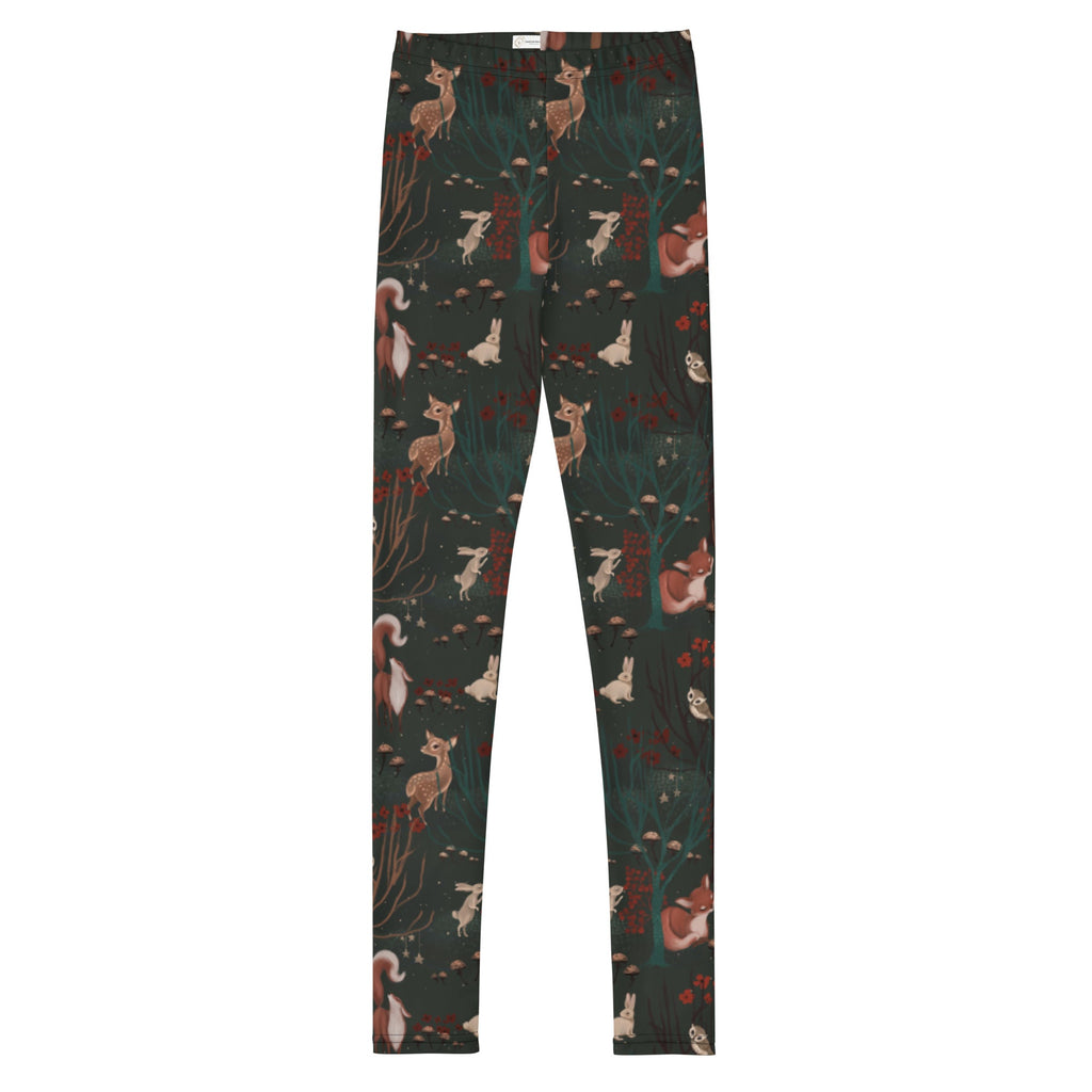 Activewear / YA Leggings 8 Fall Animals - Youth Leggings