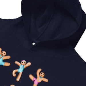 Kids / Hoodies Gingerbread (Pink Blue) - Kids Fleece Hoodie