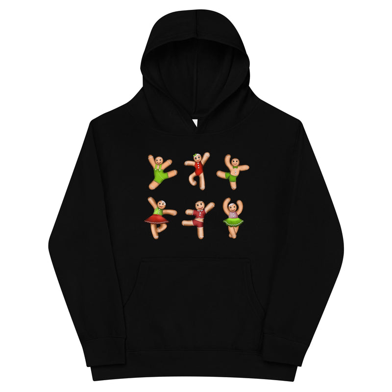 Kids / Hoodies Black / S Gingerbread (Red Green) - Kids Fleece Hoodie