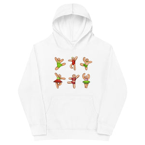 Kids / Hoodies White / S Gingerbread (Red Green) - Kids Fleece Hoodie