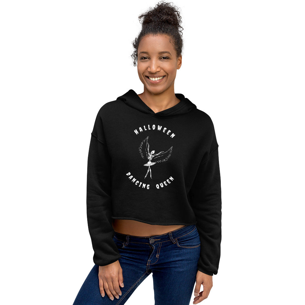 Women / Hoodies Halloween Dancing Queen - Cropped Fleece Hoodie