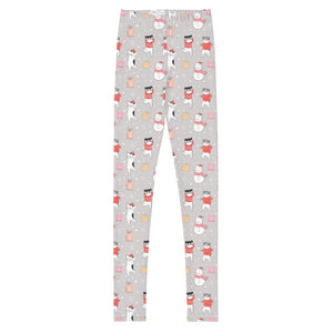 Activewear / YA Leggings 8 Happy Mew Year - Youth Leggings