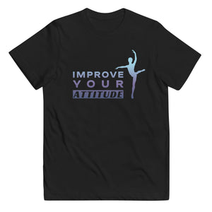 Kids / T-Shirts Black / XS Improve Your Attitude (Male Dancer) - Kids Jersey Tee
