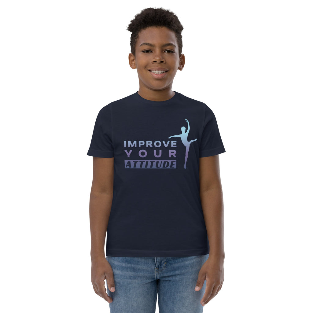 Kids / T-Shirts Navy / XS Improve Your Attitude (Male Dancer) - Kids Jersey Tee