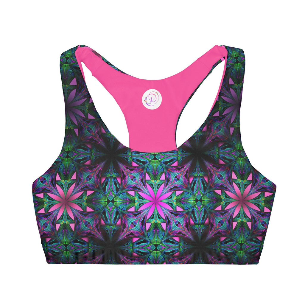 Activewear / Kids Tops 8/10 Years Kaleidoscope Fantasy - Kids Double-Lined Seamless Sports Bra