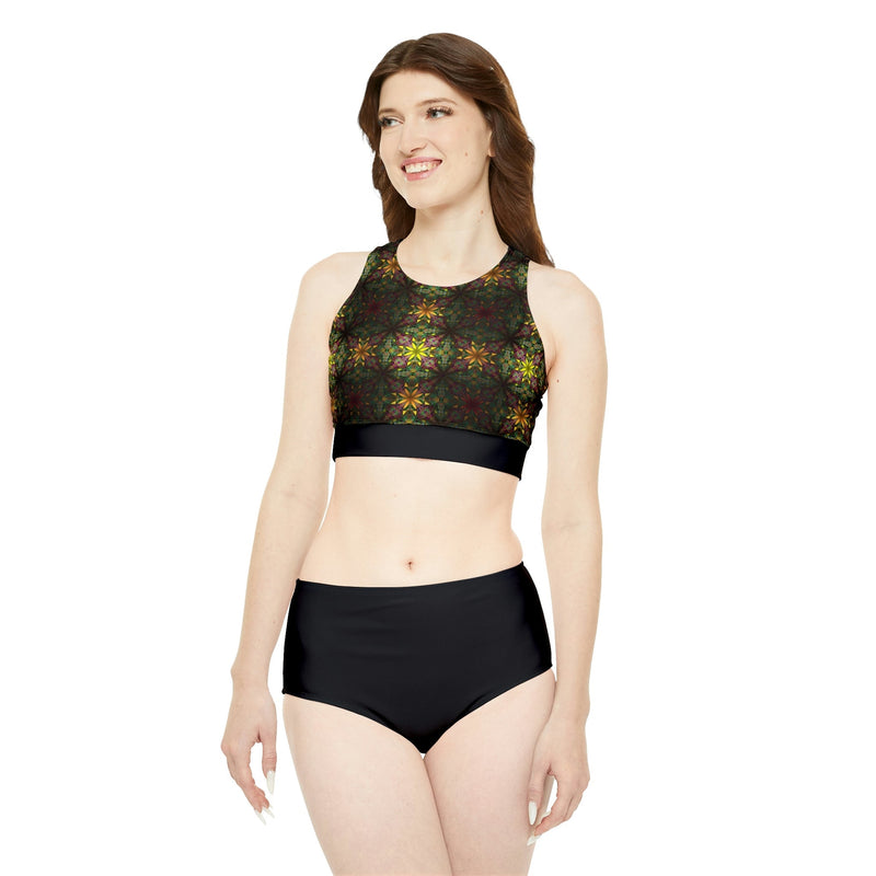 Activewear / Adult Sets Kaleidoscope Gold - Adult Two-Piece Active Set