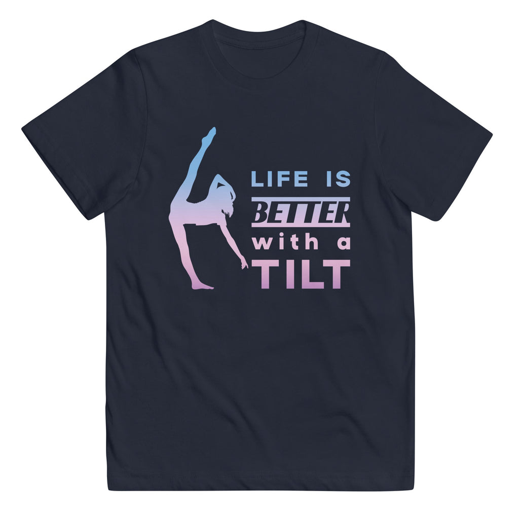 Kids / T-Shirts Navy / XS Life is Better with a Tilt - Kids Jersey Tee